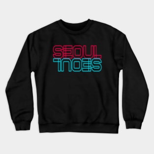 Seoul Mirrored Neon Crewneck Sweatshirt